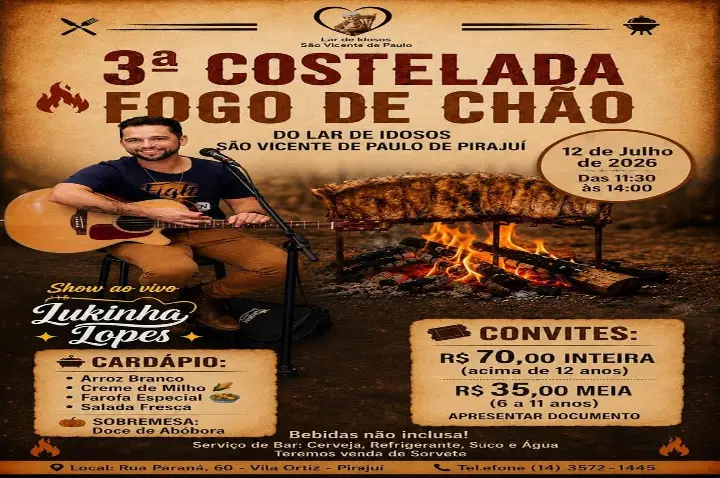 3ª Costela Fogo de Chão