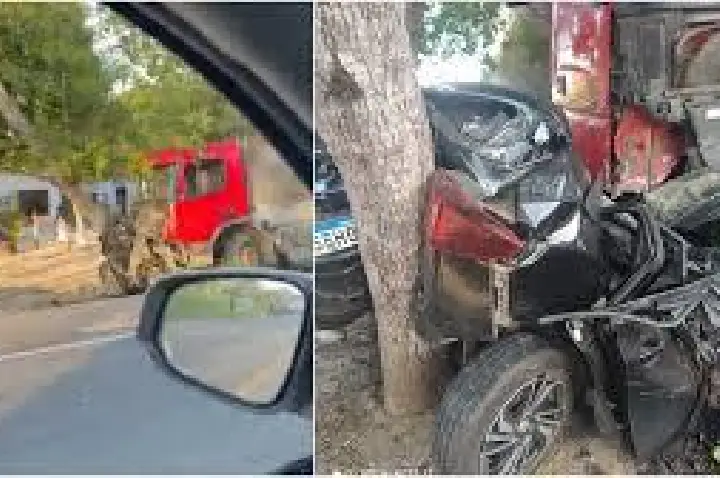 5 pessoas morrem em colisão frontal na BR-116, no Ceará