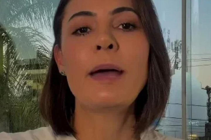 Após rompimento, Michelle diz em vídeo que desculpa Flávio