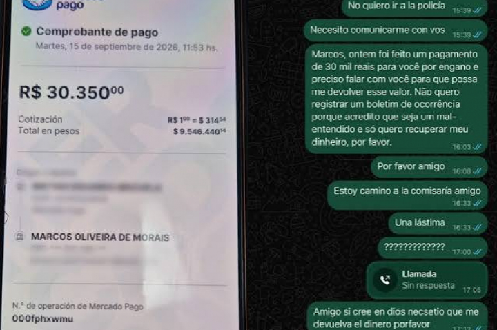 Argentino é enganado por taxista e paga R$ 30 mil em vez de R$ 30