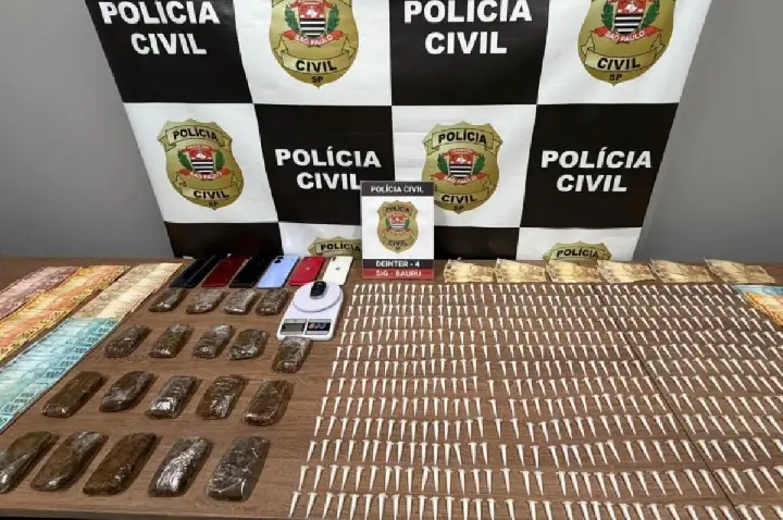 Bauru: duas jovens são presas com haxixe e 558 pinos com cocaína