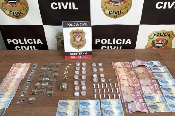 Bauru: 'olheiros' alertam e dupla foge, mas é detida com drogas