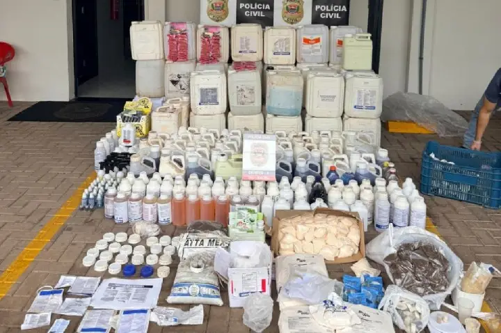 Bauru: pai e filho são presos com agrotóxicos irregulares; VÍDEO