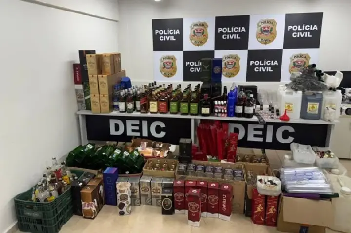 Bauru: Polícia Civil fecha fábrica clandestina de bebidas