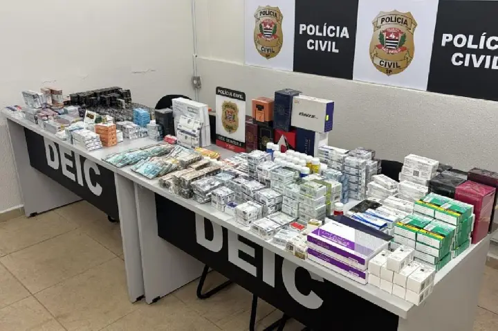 Bauru: polícia flagra R$ 1 mi em 'bombas' e canetas emagrecedoras