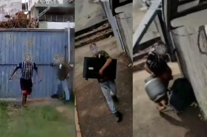 Câmeras flagram ladrões invadindo e furtando casa em Bauru; VÍDEO