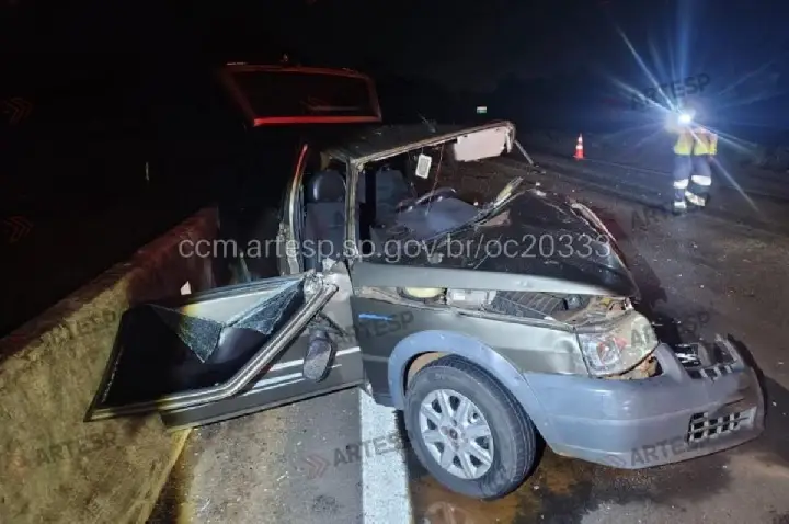 Carro na contramão provoca acidente fatal na Rondon em Agudos