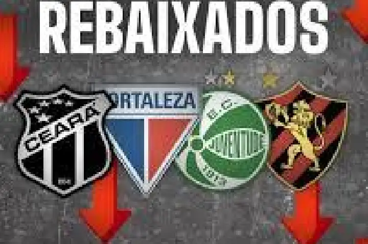 Ceará, Fortaleza, Juventude e Sport são os rebaixados à Série B