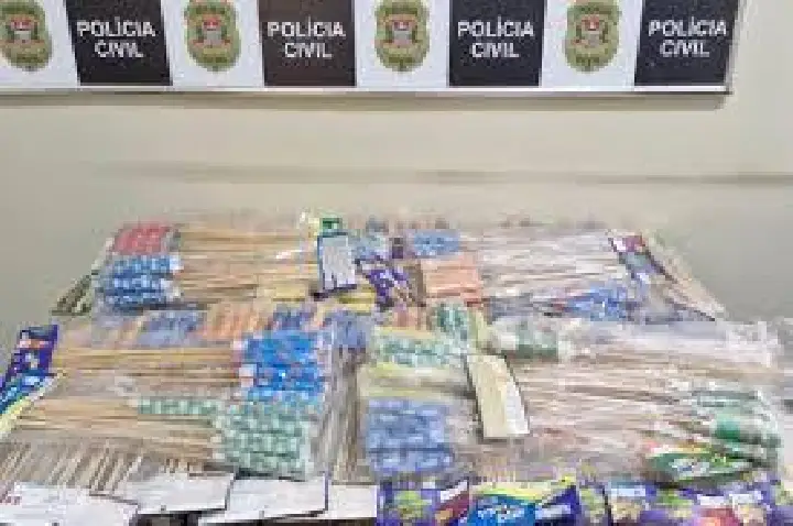 Comerciante é presa por vender fogos de artifício sem autorização