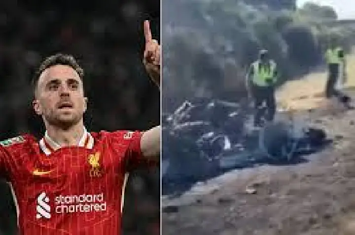 Diogo Jota, jogador do Liverpool FC , morre em acidente de carro