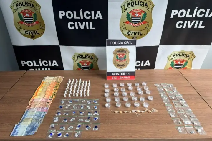 Dupla que vendia drogas em Bauru é presa após fuga e resistência