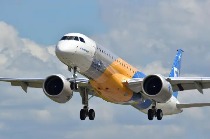 Embraer quer produzir 120 jatos comerciais por ano até 2030