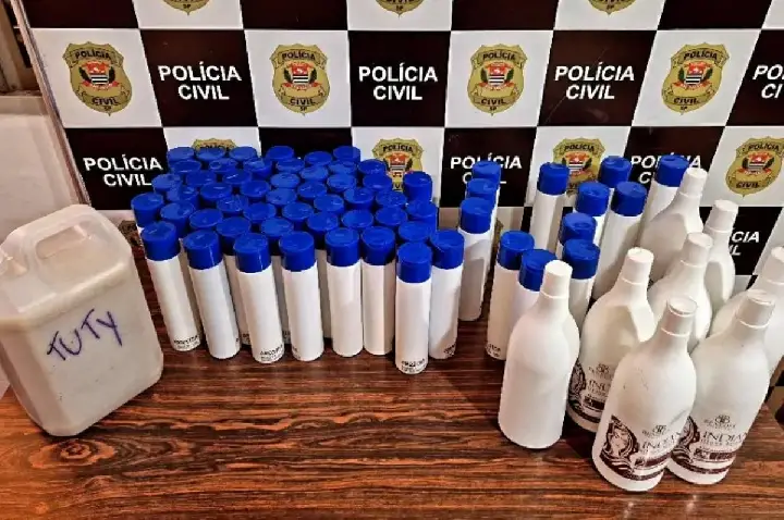Empresário é preso em fábrica clandestina de cosméticos