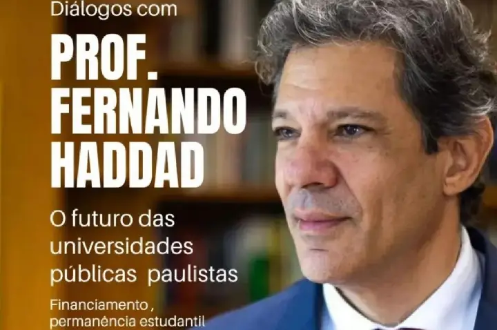 Ex-ministro Fernando Haddad estará em Bauru nesta quinta-feira