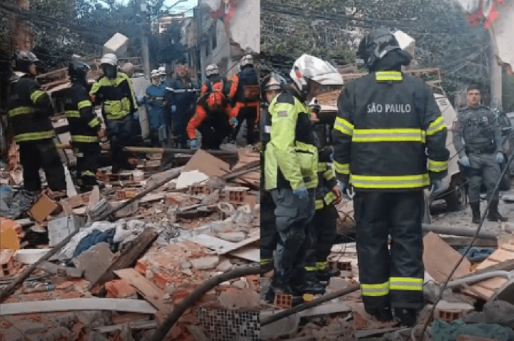 Explosão em obra da Sabesp mata homem de 45 anos e destrói casas