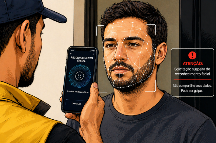 Falso entregador é preso em Bauru ao pedir reconhecimento facial