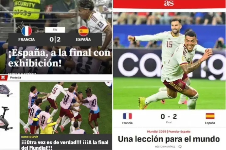 Imprensa da Espanha vibra com ida à final da Copa do Mundo