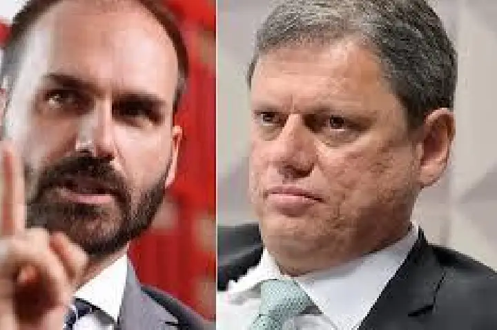 Insatisfeito com Tarcísio, Eduardo fala em lançar candidatura
