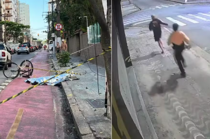 Motorista mata ciclista e foge abandonando carro de luxo; VÍDEO