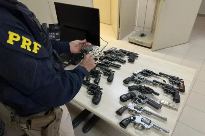 Mulheres são presas no Paraná com 17 armas compradas no Paraguai