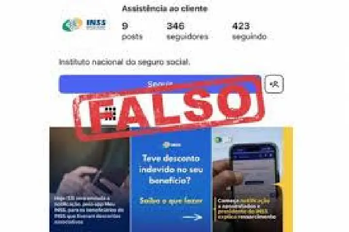 Perfil falso do INSS atrai aposentados com promessa de reembolso