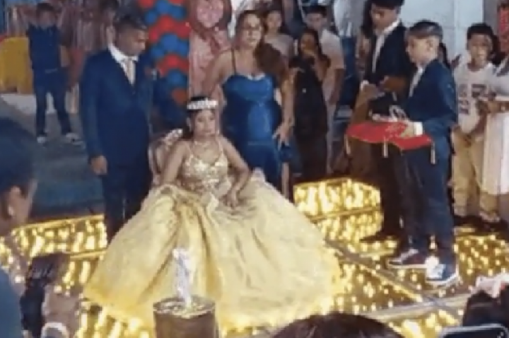 Piso de casarão histórico desaba durante festa de 15 anos; VÍDEO