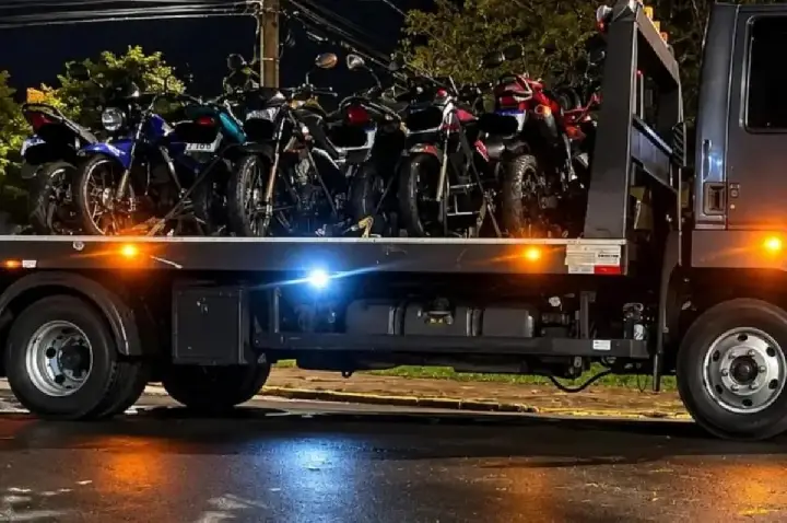 PM amplia fiscalização de motos e faz apreensões em Bauru