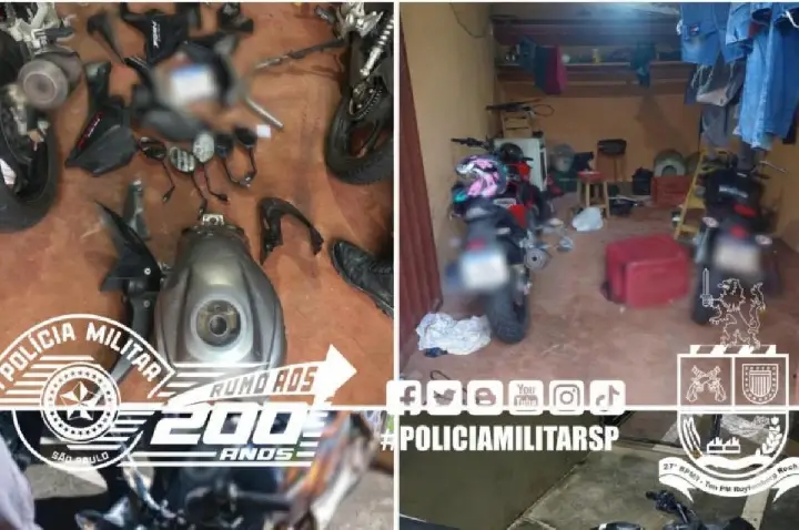 PM desmantela desmanche clandestino e captura foragido da Justiça