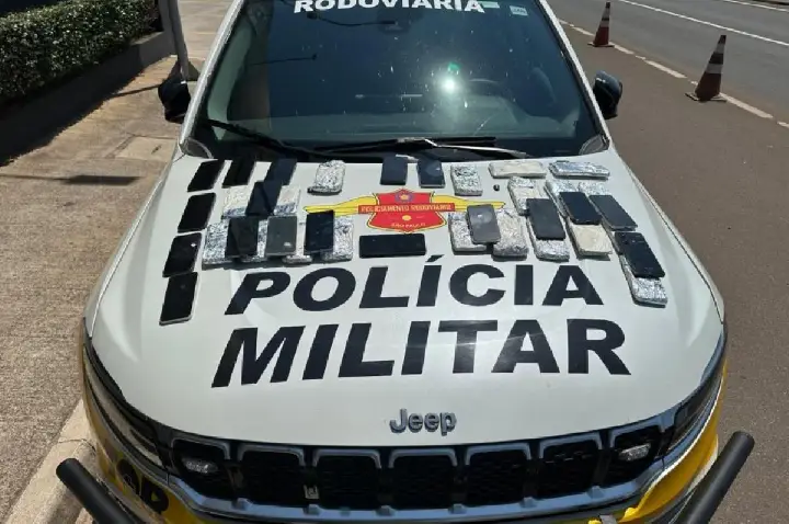 PM Rodoviária flagra 46 celulares de origem suspeita em Bauru