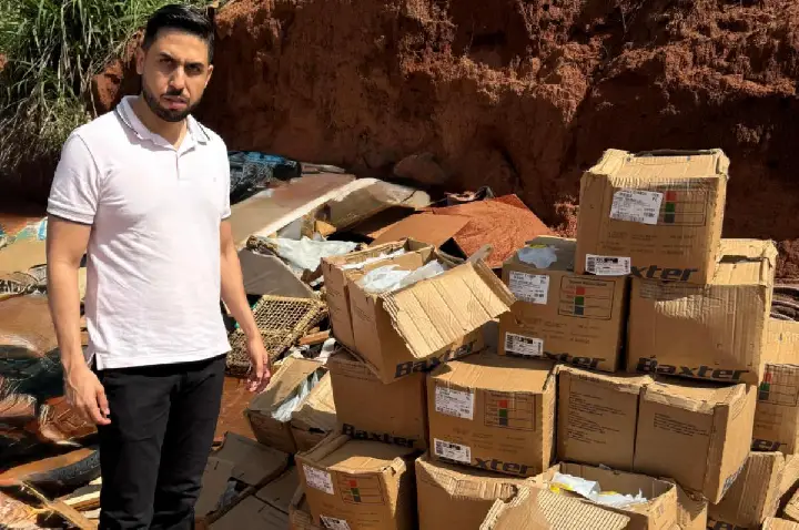 Polícia investiga descarte irregular de medicamentos em Bauru