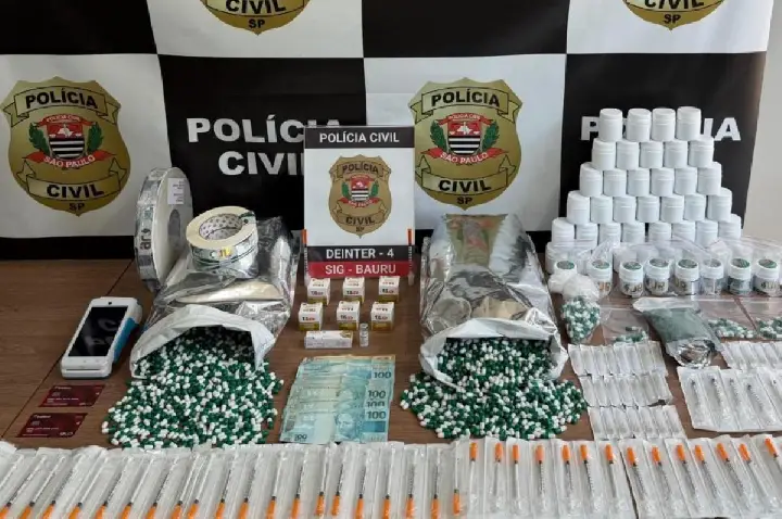 Preso com emagrecedores ilegais tem clínica lacrada em Bauru