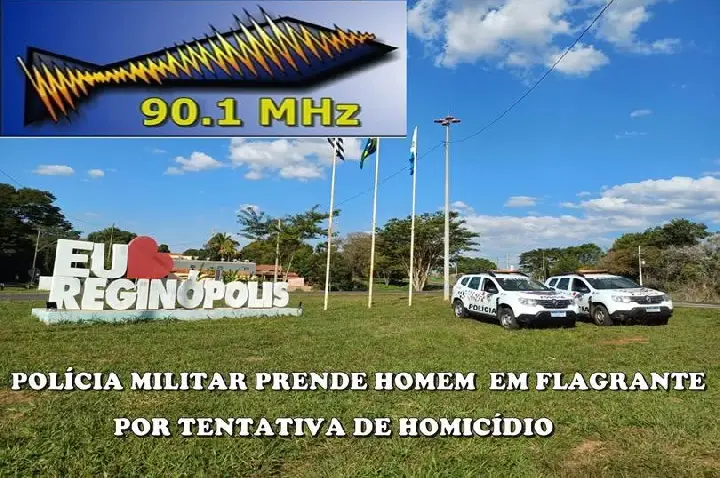 Reginópolis: Polícia Militar prende homem em flagrante por tentativa de homicídio