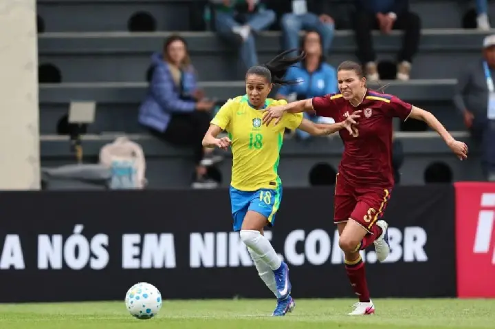 Seleção feminina perde de 2 a 1 para Venezuela em amistoso