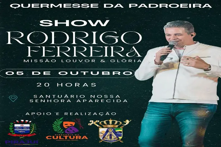 Show com Rodrigo Ferreira em Pirajuí