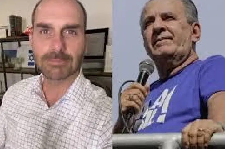 'Tamo junto, pastor', diz Eduardo Bolsonaro para Silas Malafaia