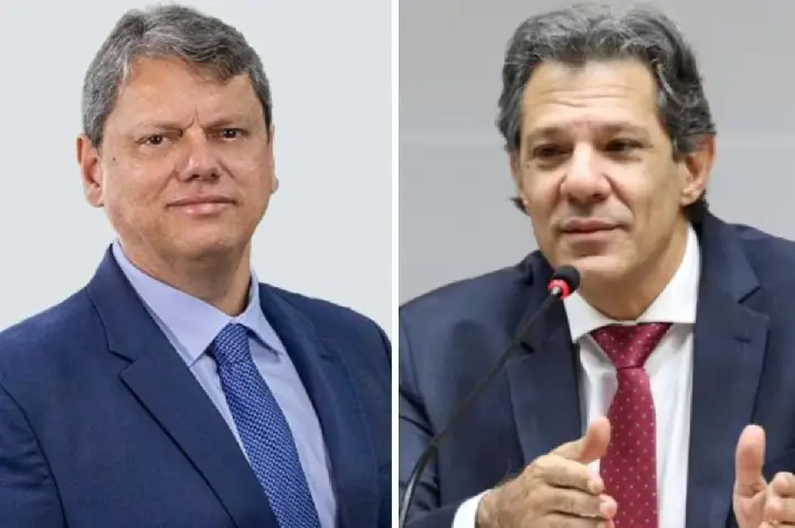 Tarcísio lidera em SP com 46%, e Haddad tem 30%, aponta Datafolha