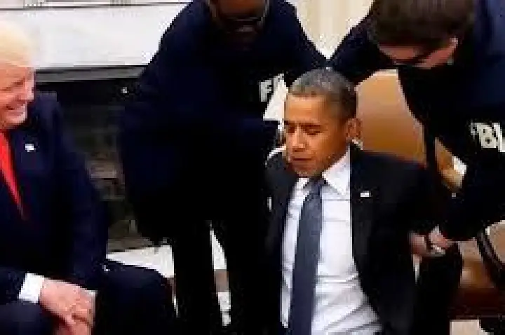 Trump publica vídeo de Obama sendo preso na Casa Branca; VEJA