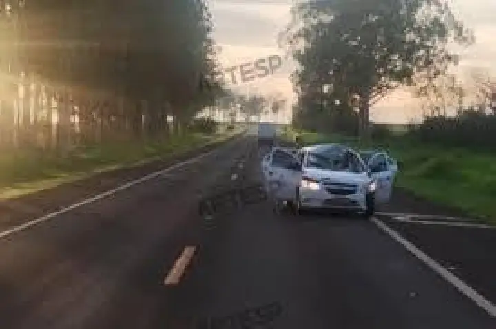 Viatura oficial atropela cavalo e motorista fica em estado grave