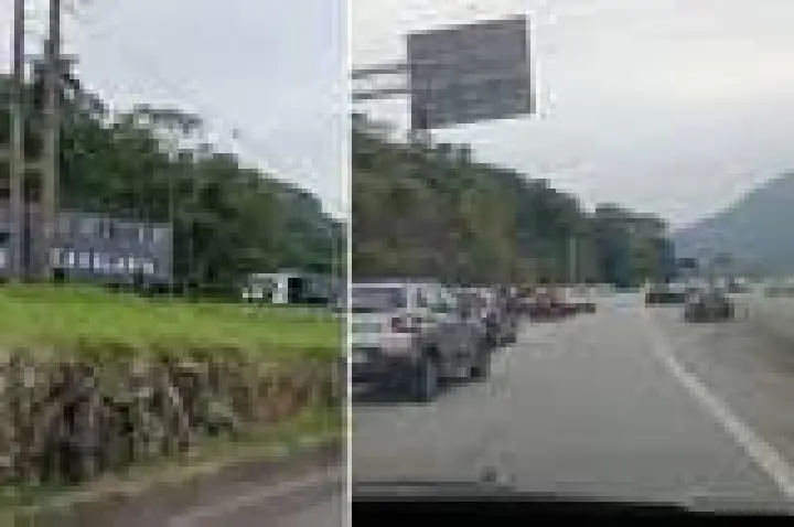 Motoristas voltam na contramão com medo de criminosos na rodovia dos Imigrantes, SP