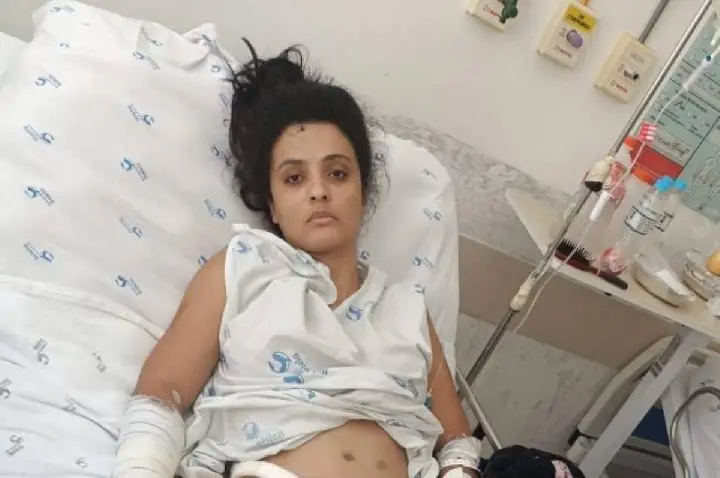 'Vivo presa e com medo', diz mulher que se jogou de prédio