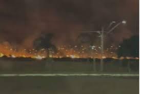 Incêndio na Nações Norte mobiliza os bombeiros em Bauru; VÍDEO