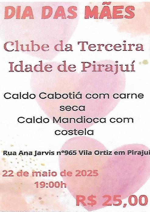 Noite do Caldo - Clube da 3ª Idade
