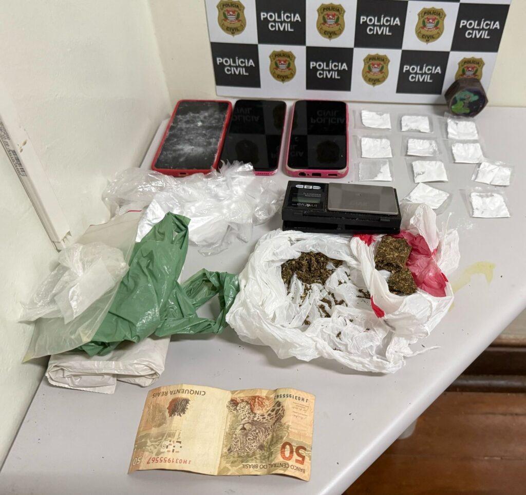 Polícia Civil desarticula ponto de tráfico próximo a escola em Pirajuí