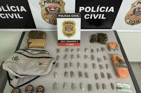 Polícia detém reeducando com droga em almoxarifado da prefeitura