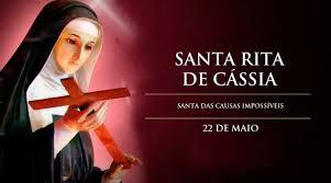 Missa de Santa Rita de Cássia, hoje, em Pirajuí