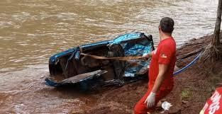 Homem é encontrado morto dentro de carro submerso em rio