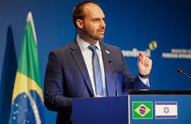 Eduardo Bolsonaro diz que Trump 'não joga palavras ao vento'