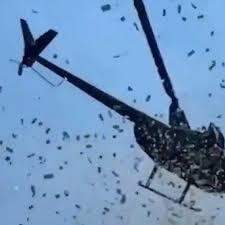 Empresário organizou 'chuva de dinheiro' para seu funeral; VÍDEO