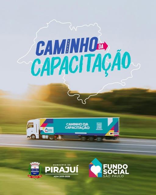 Carreta da Capacitação já está em Pirajuí com cursos na área de tecnologia que começaram hoje