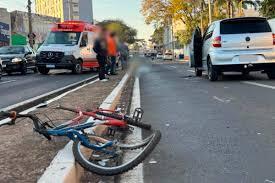 Ciclista morre em acidente no Centro de Bauru nesta segunda-feira